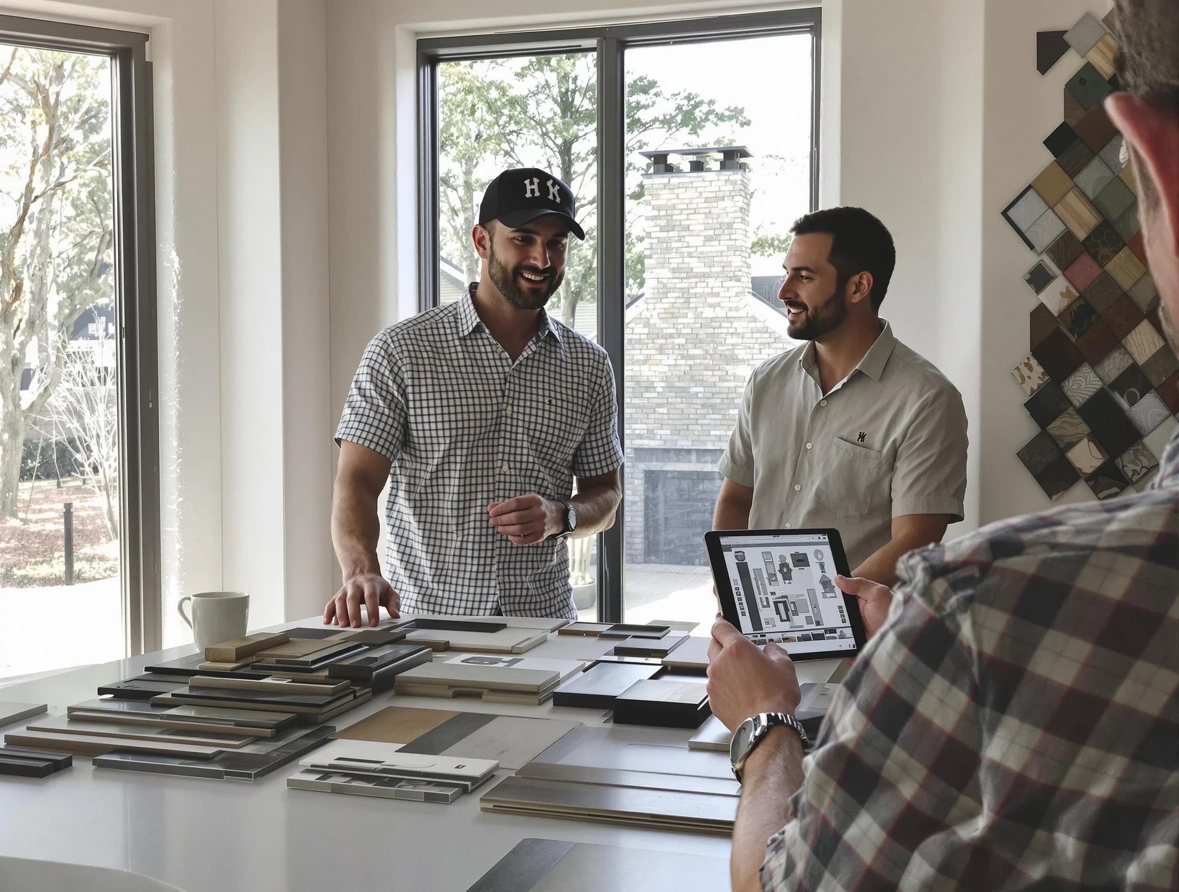 Austell Chimney Sweep remodeling a chimney and fireplace in Austell, GA