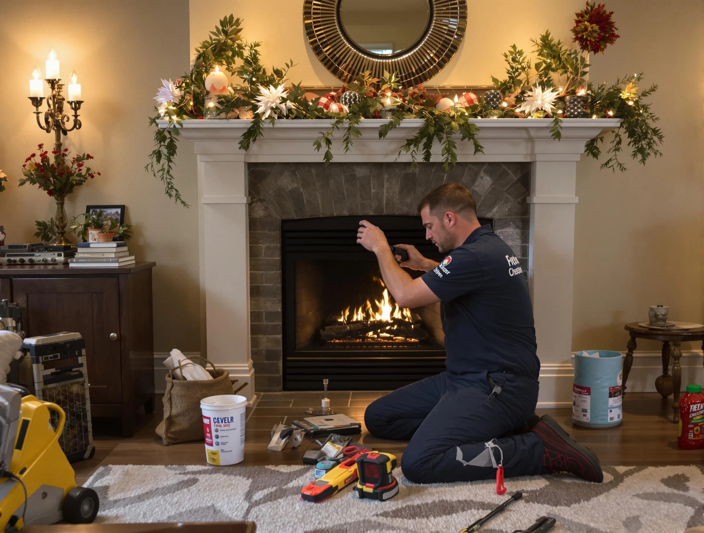 Austell Chimney Sweep offering fireplace maintenance services in Austell, GA