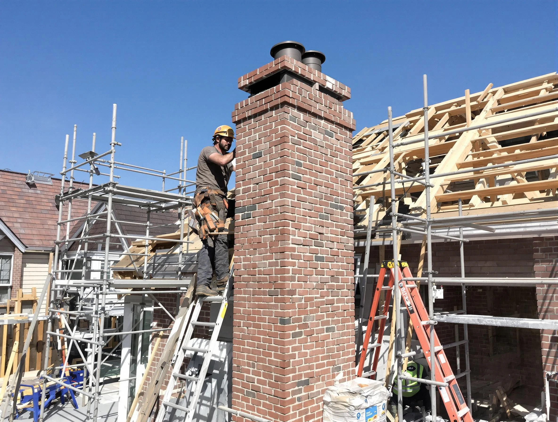 New chimney installation completed by Austell Chimney Sweep in Austell, GA