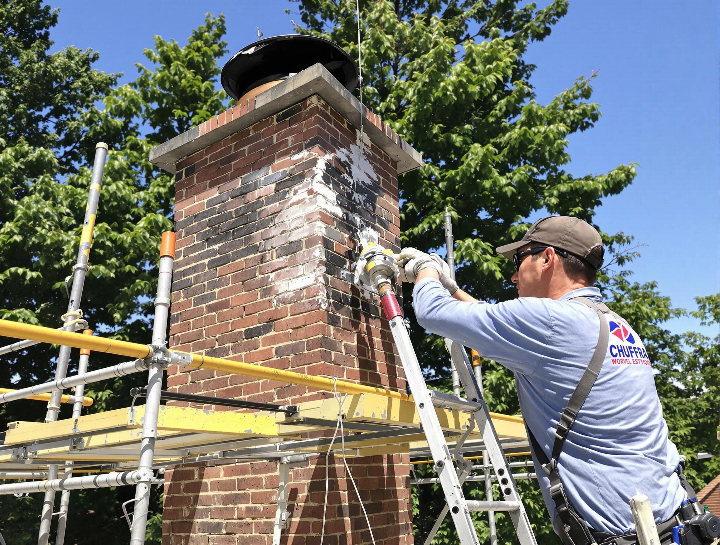 Structural chimney repair by Austell Chimney Sweep in Austell, GA