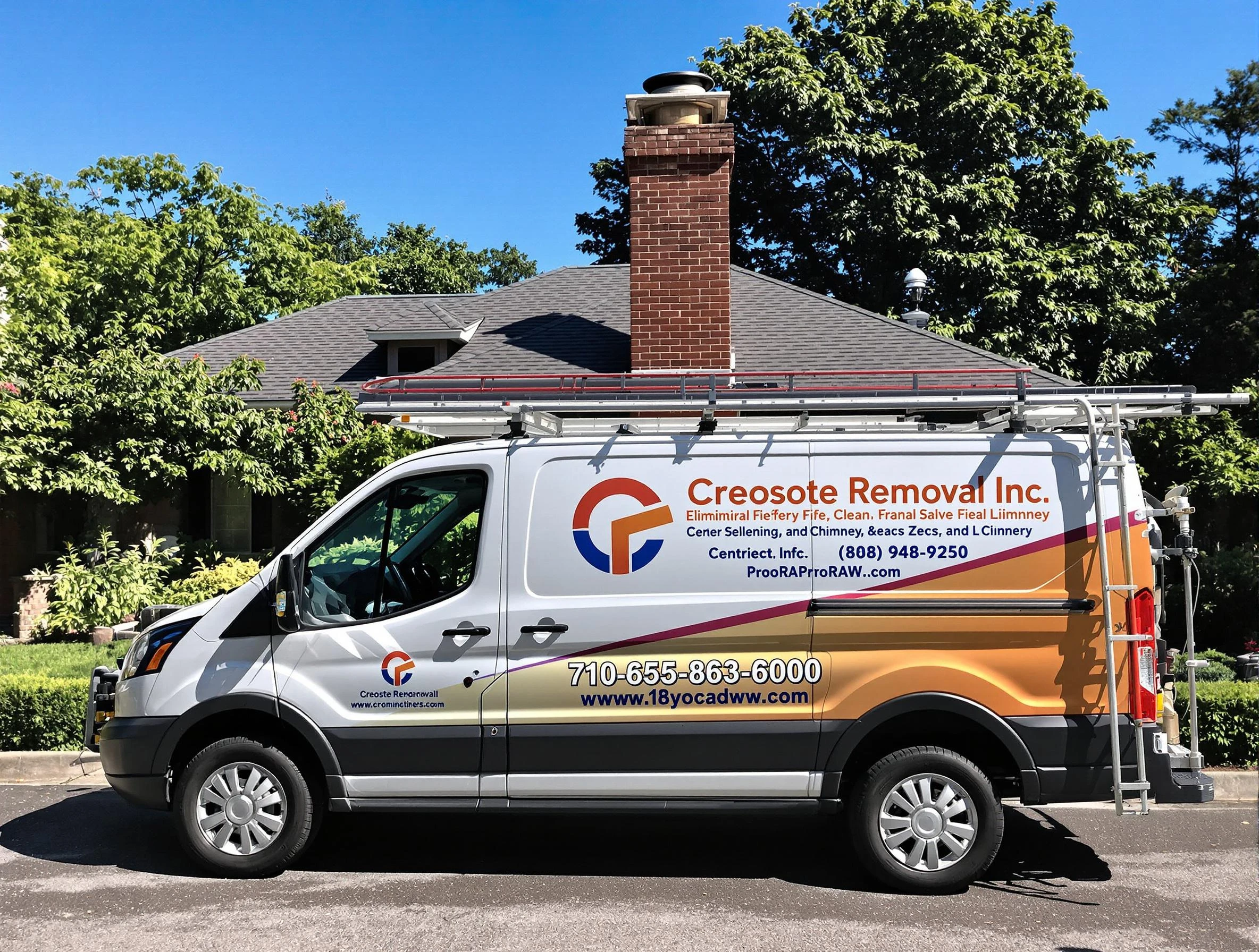 Austell Chimney Sweep technician removing creosote safely in Austell, GA